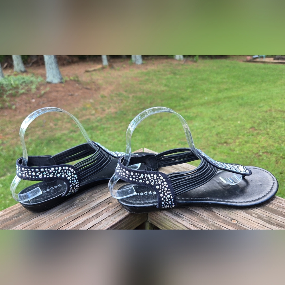 Madden Girl Jeweled Sandals Size 10 - Picture 4 of 5